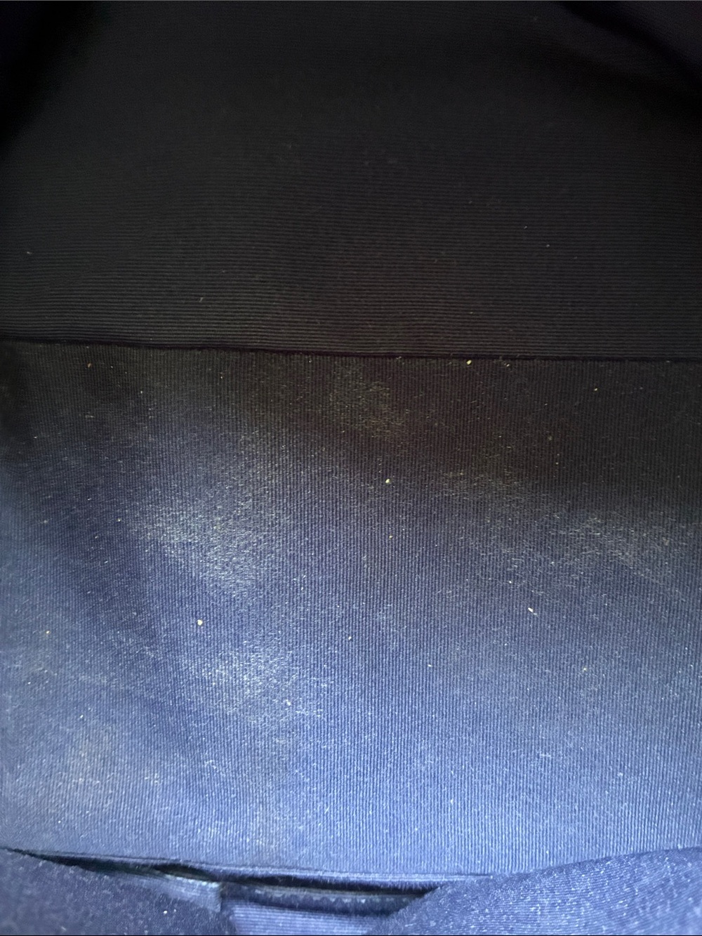 Coach Blue Leather Tote with Silver Coach Charm - Picture 5 of 8